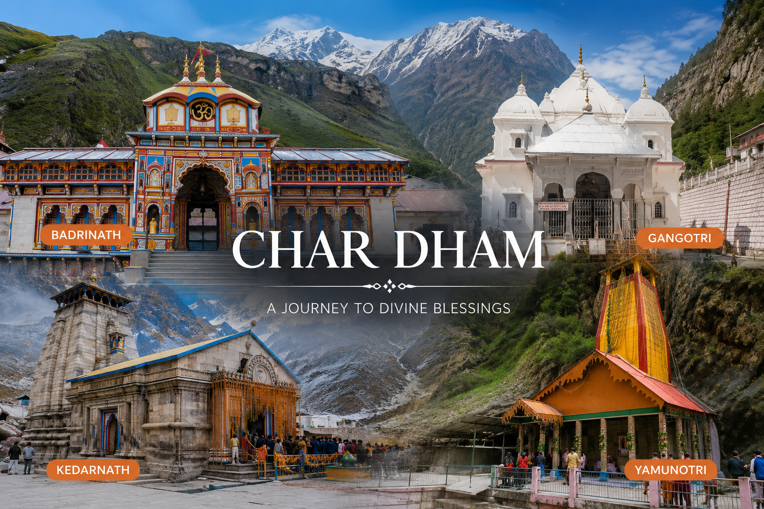 Char Dham Yatra Package  – 10 Days from Haridwar/Dehradun